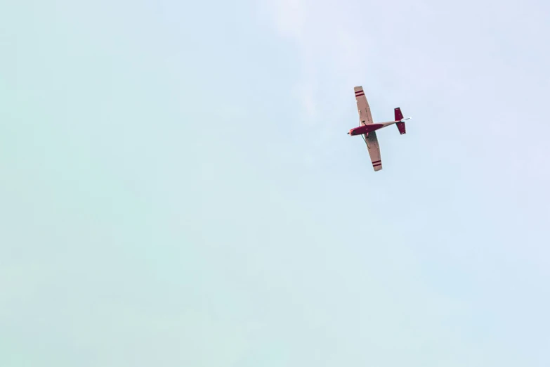 the large airplane is flying through the air