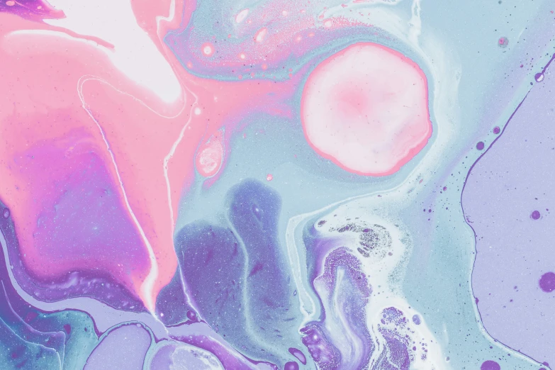 a bright colored fluid pattern is featured in the image