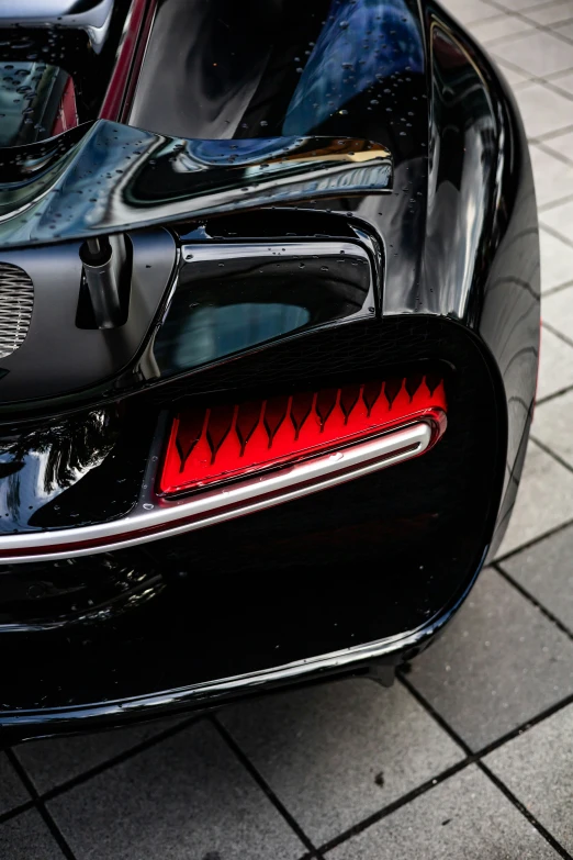 close up image of the tail light and its bumper