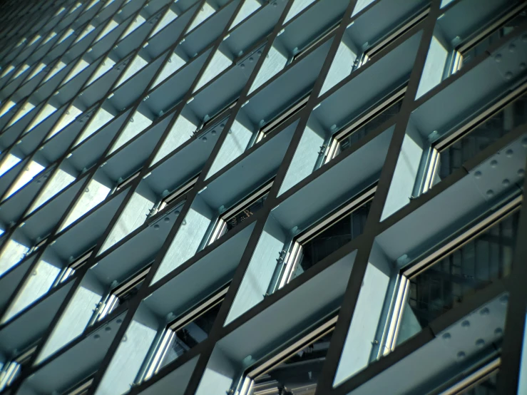 the side of an office building with some windows