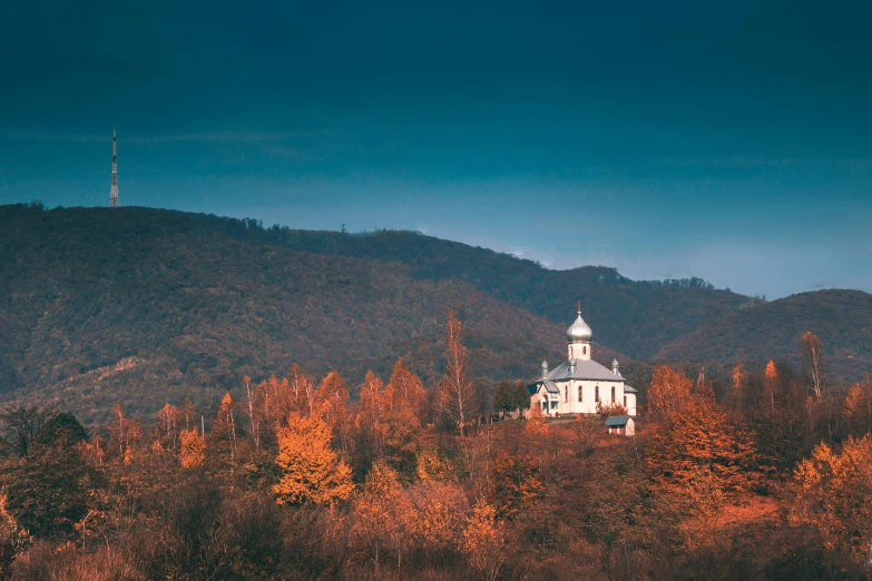 the dome of a church on top of a hill