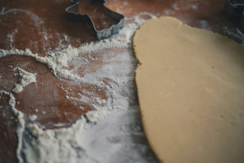 some type of food that looks like dough