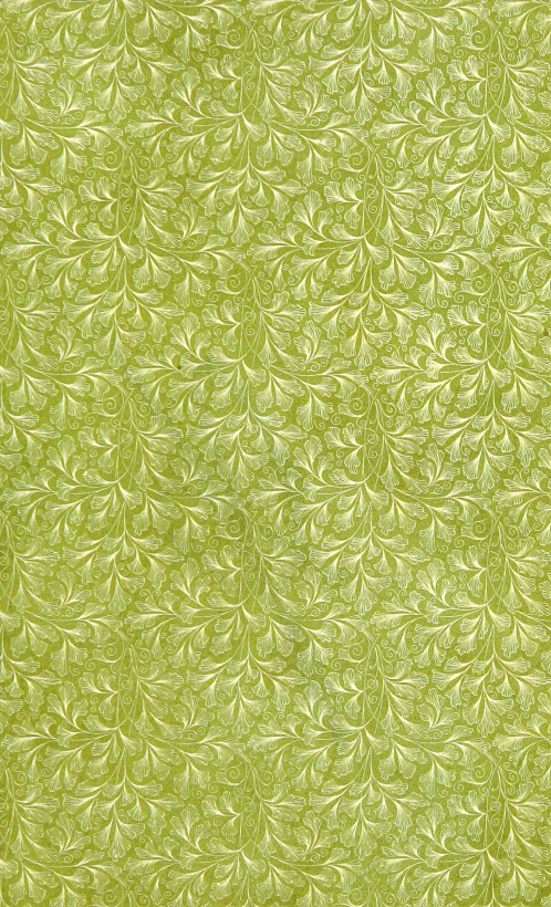 a green background that has a leaf design