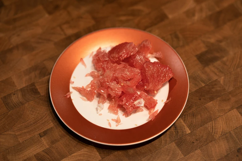 chopped up meat in a small metal bowl