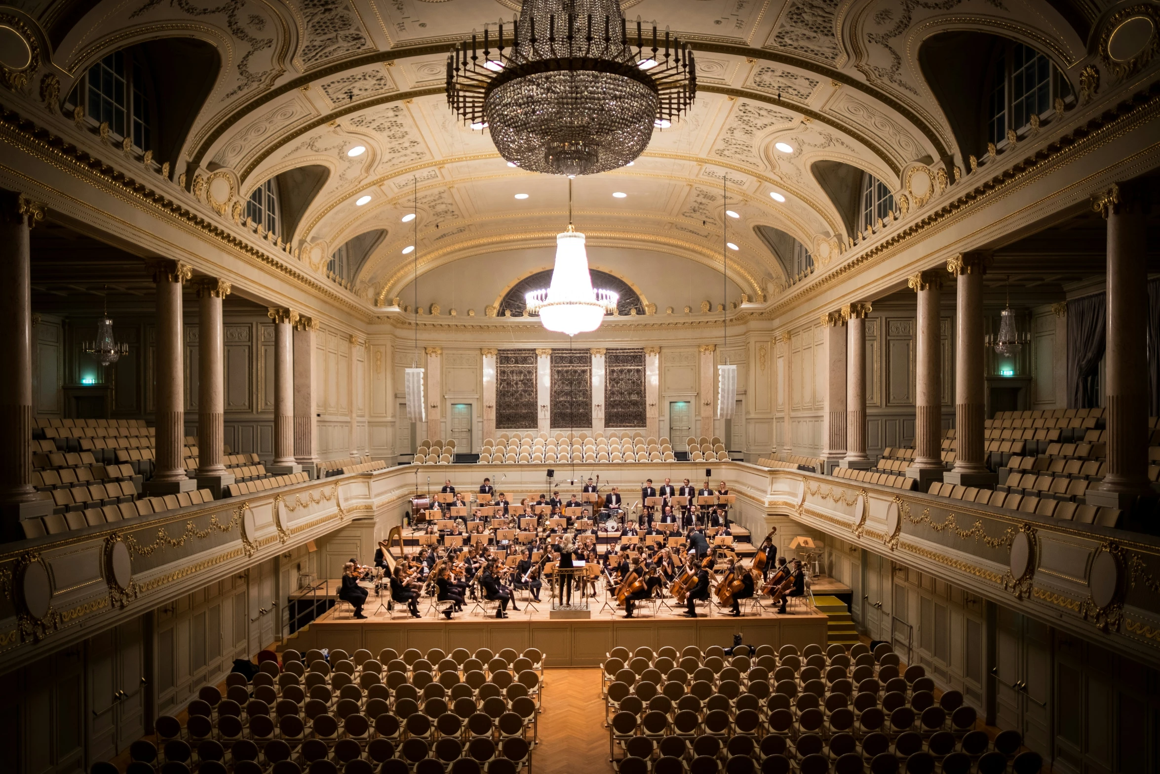 an interior s of a large concert hall