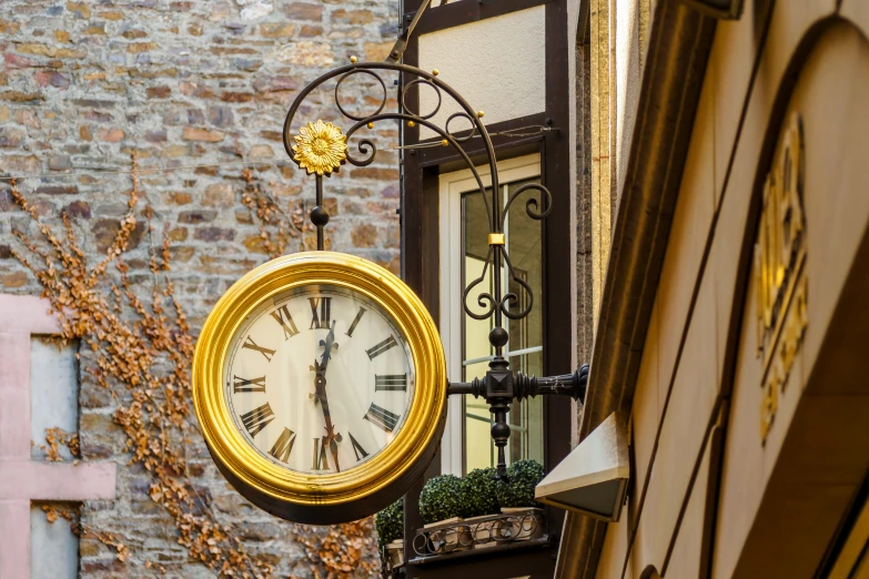 an old clock on a wall of some sort