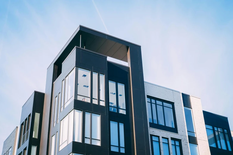 a picture of a building with some windows