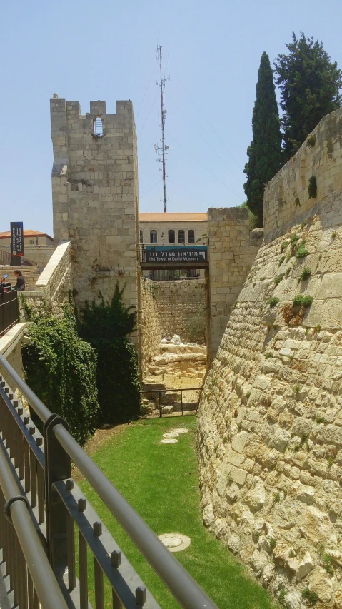 an image of a castle like structure with a view