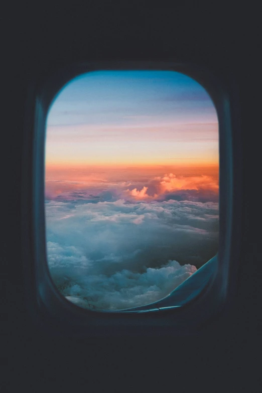 a view out the window of an airplane