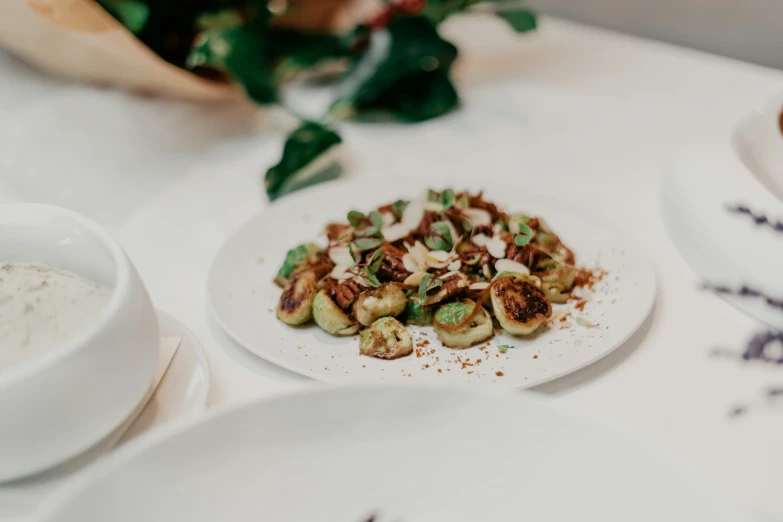 the dish has been left on the table near the empty cup