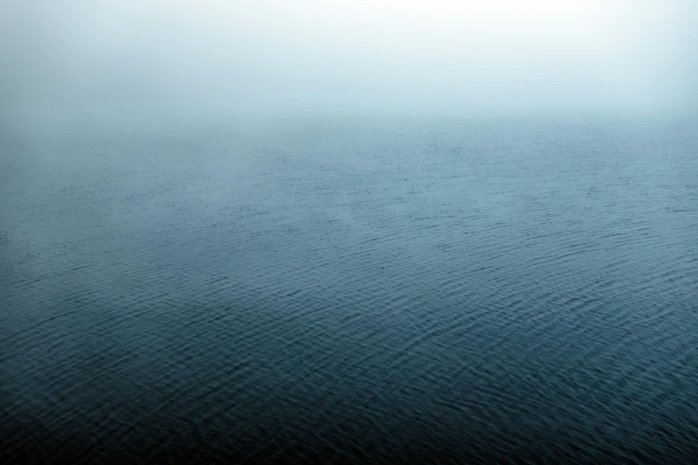 the ocean is mostly empty as seen from above