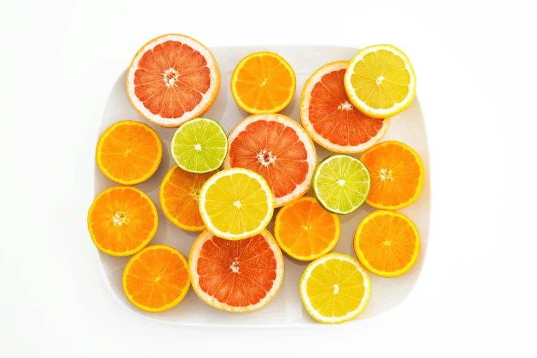 sliced fruit placed on serving plate ready to be eaten