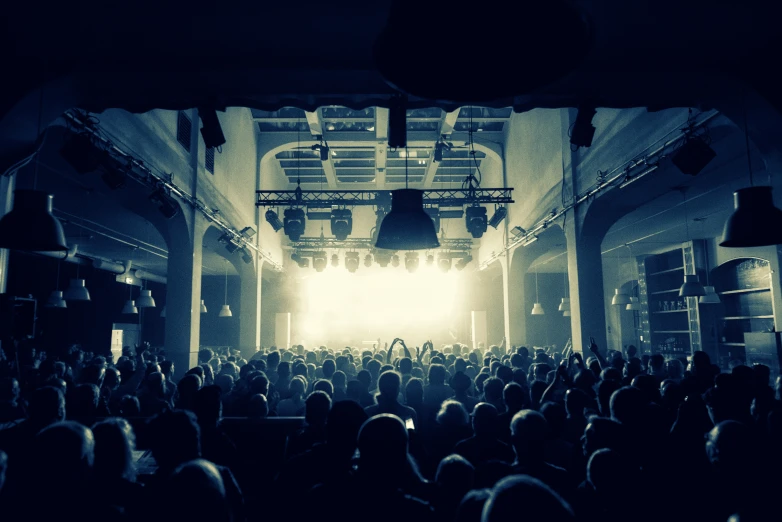 an image of an audience in a hall