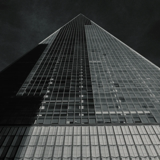 black and white pograph of the top part of a building