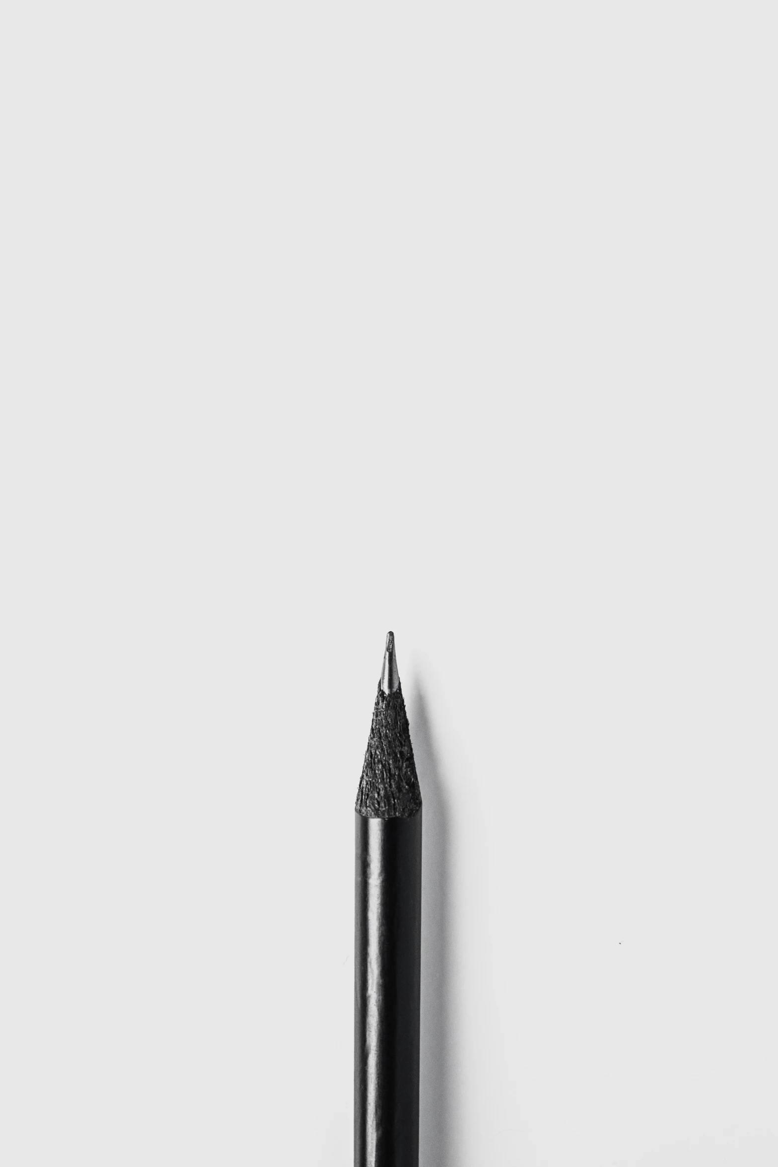 the long black pencil has a tiny tip in it