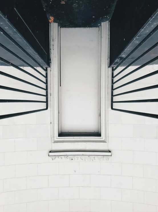 an image of a window in the side of a building