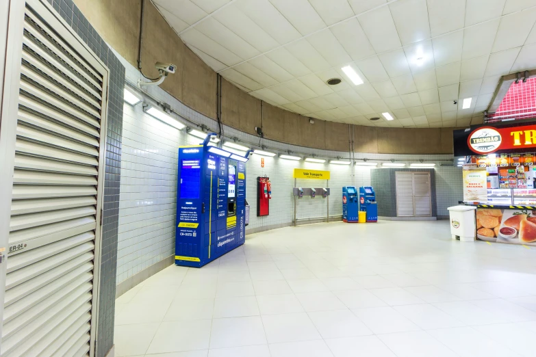 the interior of a convenience store