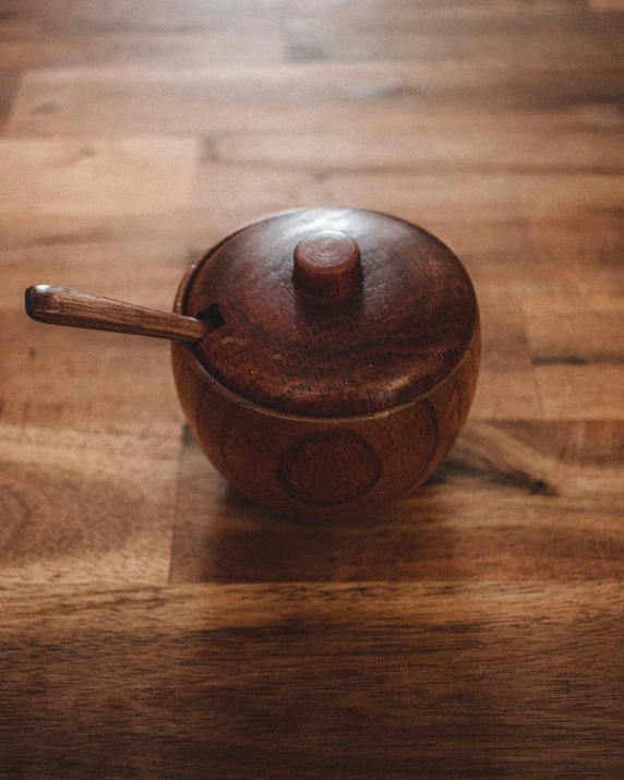 an old wooden set on a wood floor