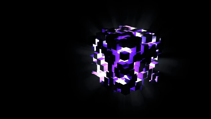 the pixel artwork looks like an unusual cube