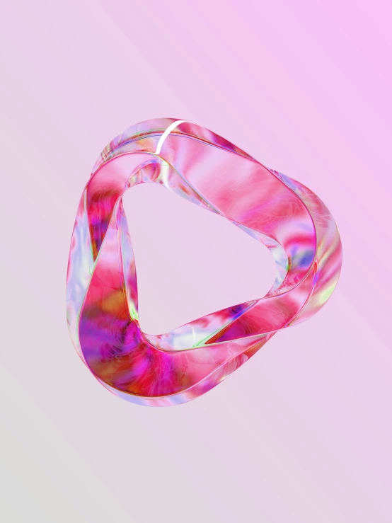 an abstract picture with a multi - colored ribbon in the center