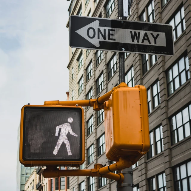 two traffic signs showing the right and left turns