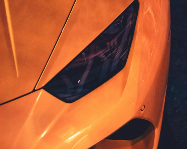 a close up s of the front of a sports car