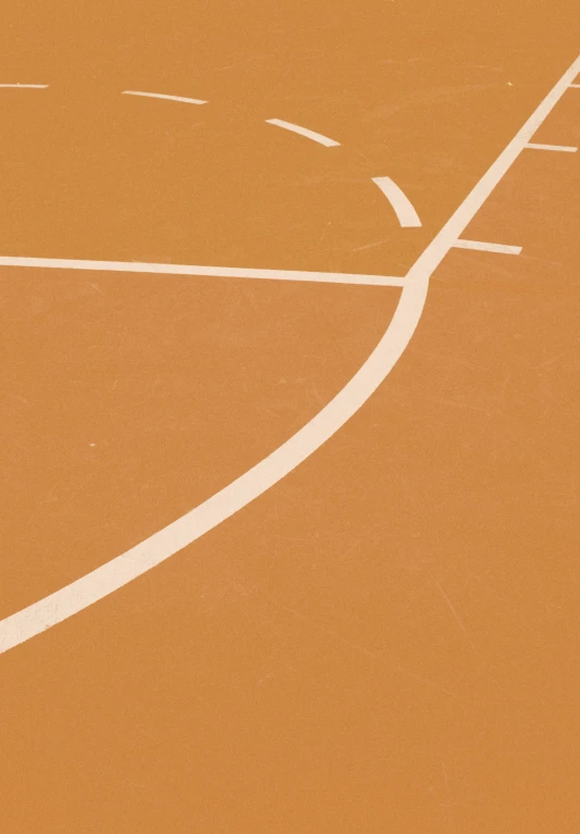 a lone tennis player standing on a court