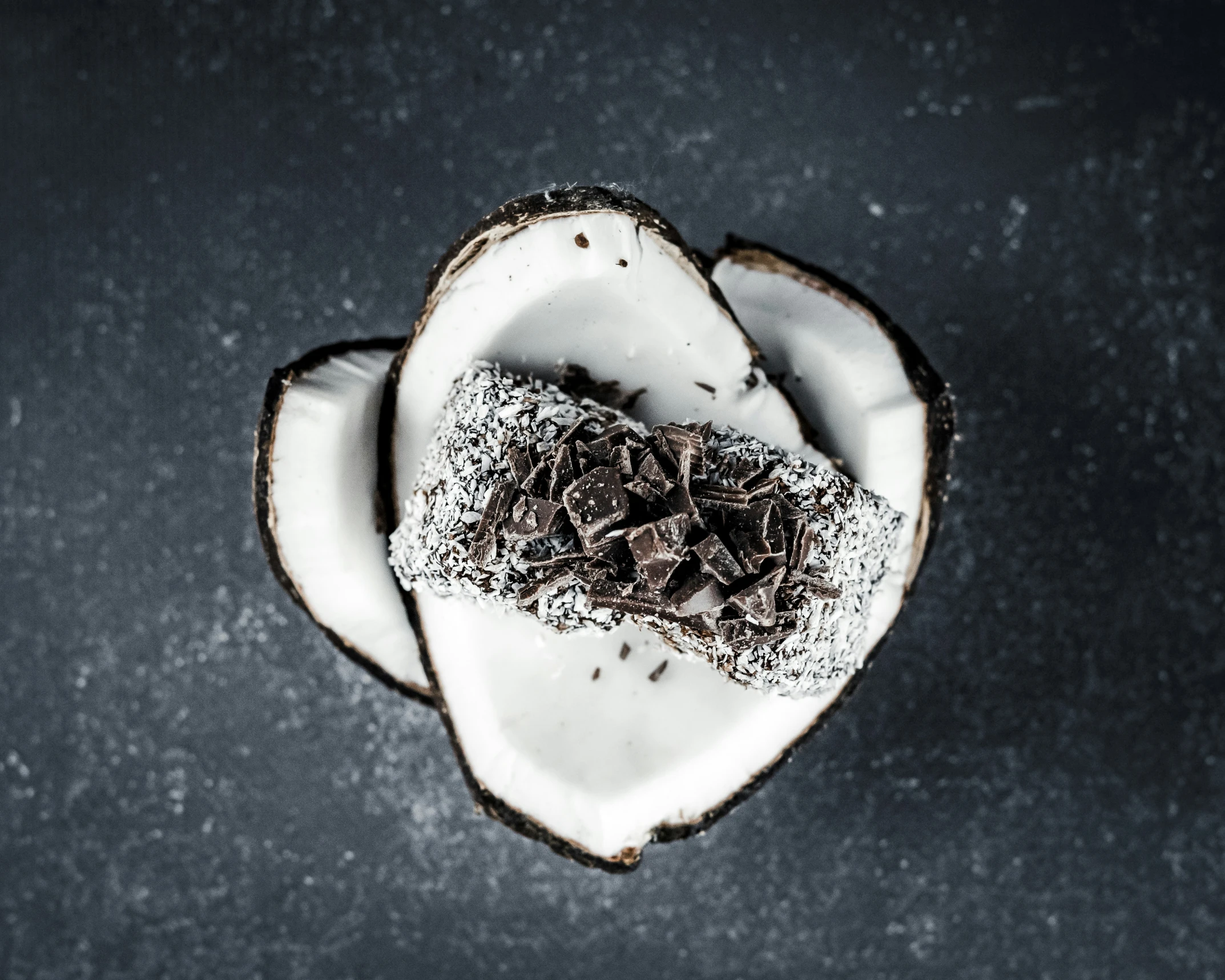 an image of an oyster with sand and ice