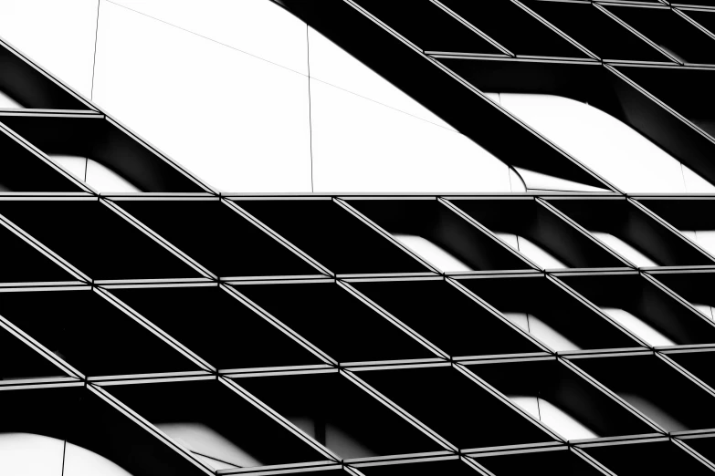 black and white pograph of the top part of a building