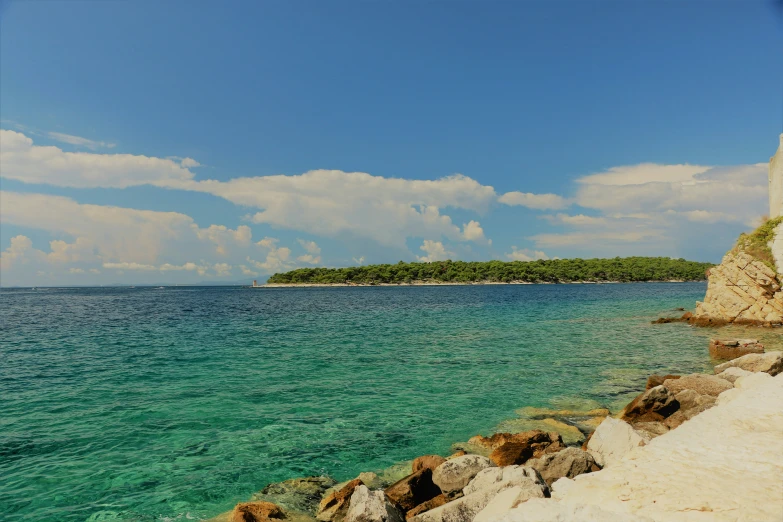 a body of water that is near a shore line