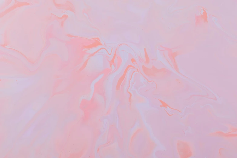 a white and pink painting with some colors on it