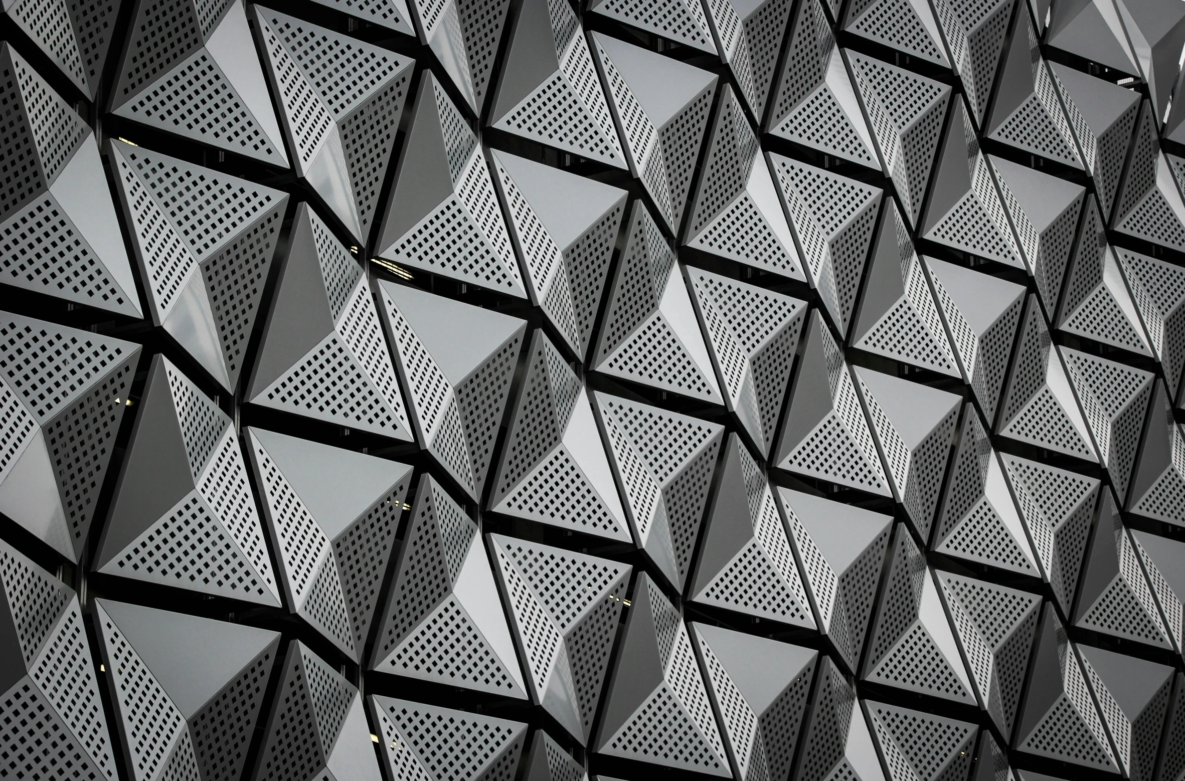 this is a building that has mesh walls