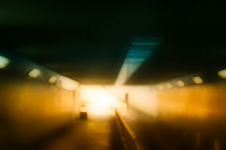 this is an image of light coming in a subway