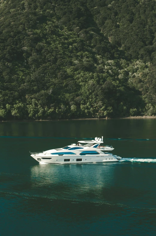 a large white boat in the middle of the water