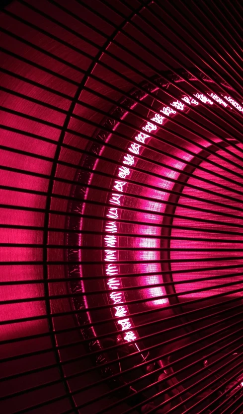 an abstract image of pink and red light