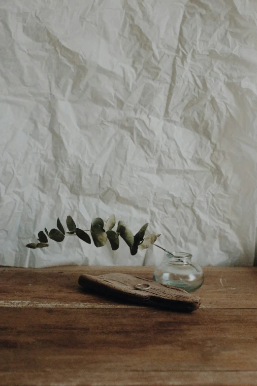 a vase with some flowers on the table