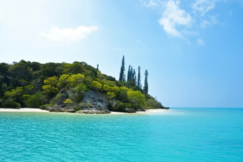 small island located on an island in the ocean