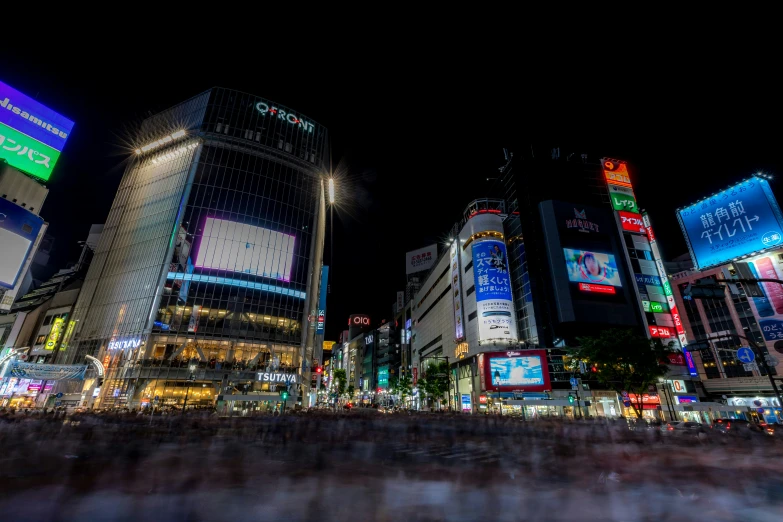 a bunch of buildings that are standing in the street