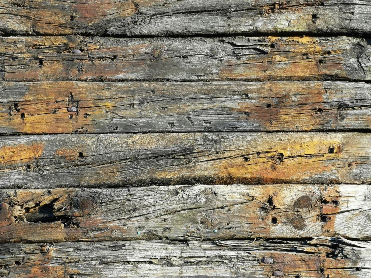 old wood texture background with weathered and chipped paint