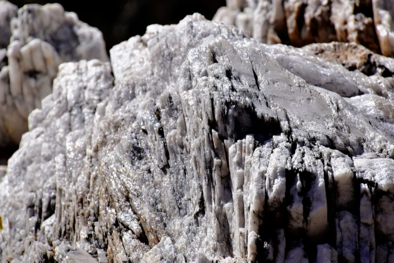 some thin icicles on wood with lightening sunlight