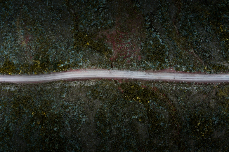 an image of a white road on the ground