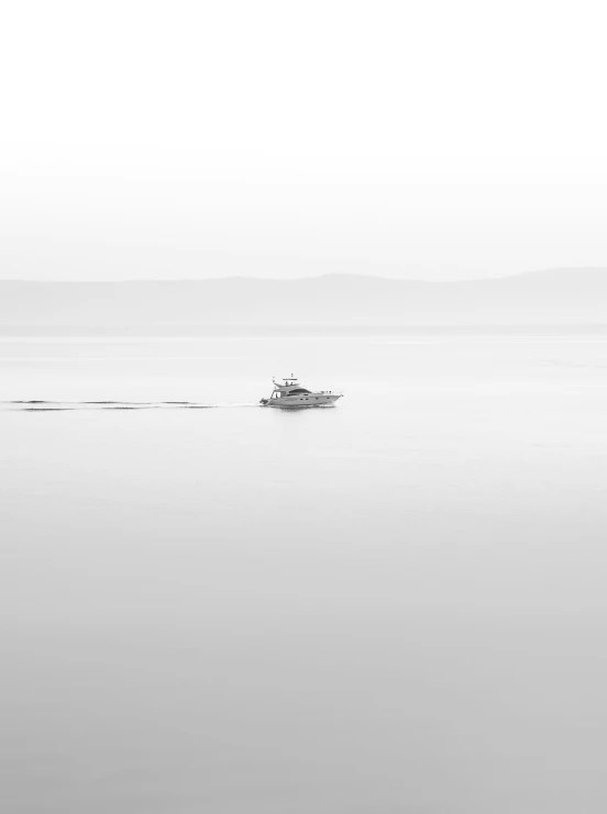 a small boat in a body of water