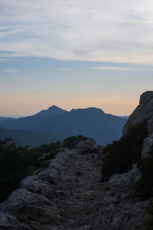 a view of a mountain area during the day