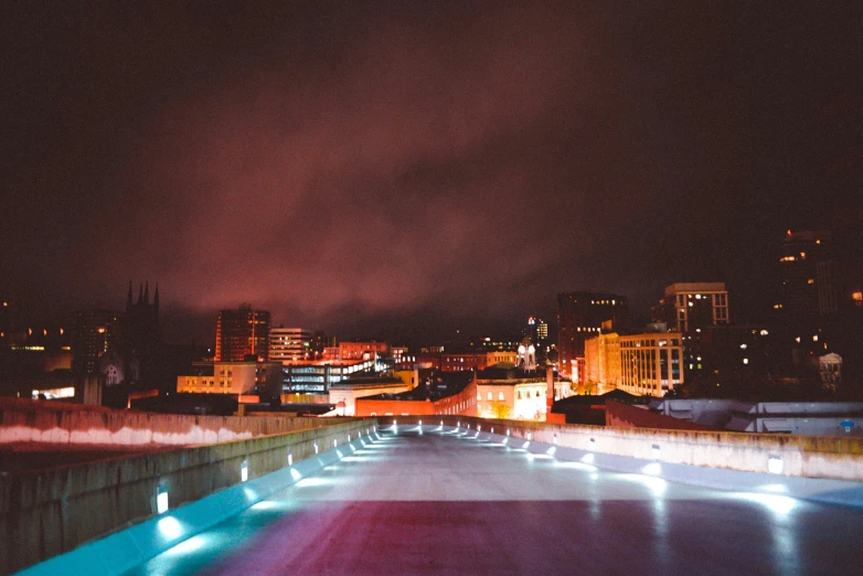 a night s shows colorful lights on the ground