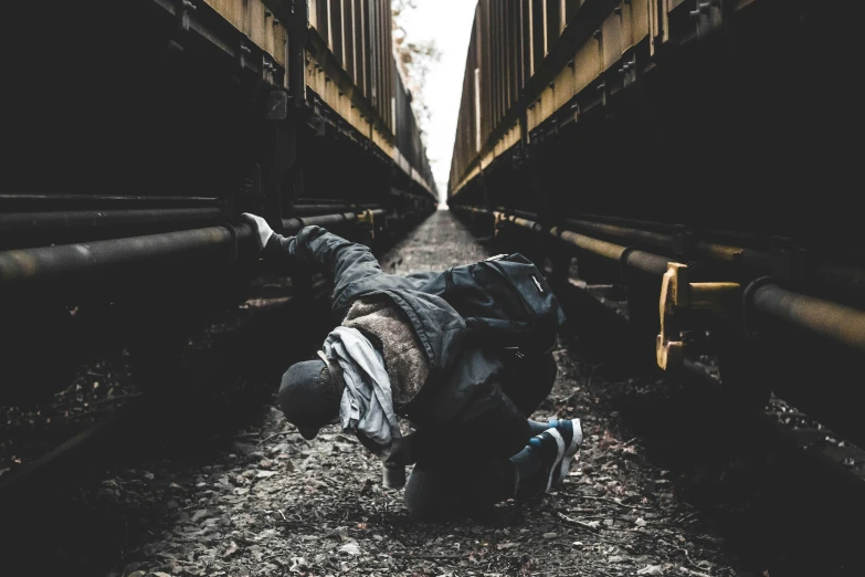 an image of a person laying down on the ground