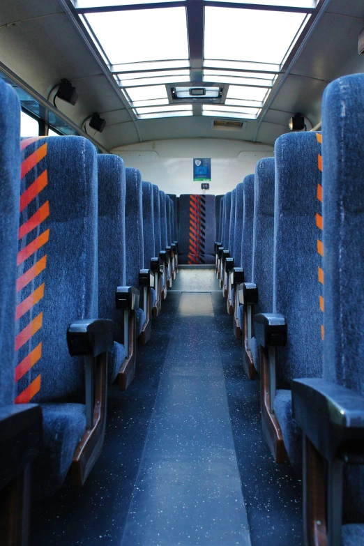 a train is seen from inside the car