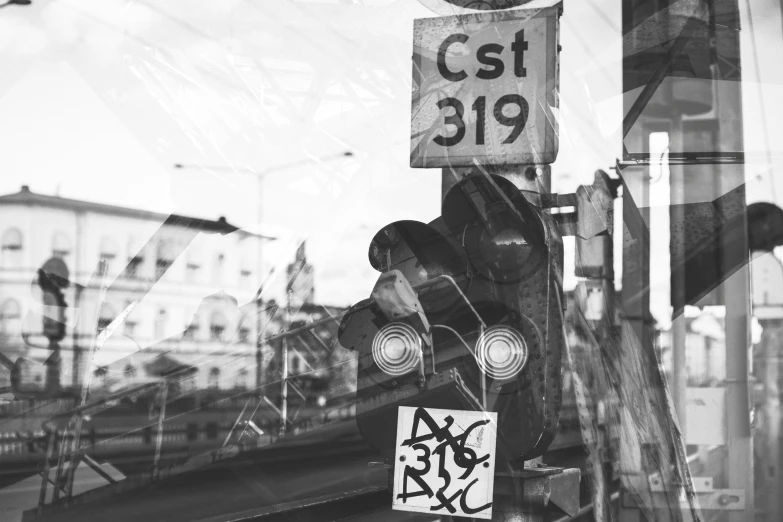 a parking meter next to a street sign