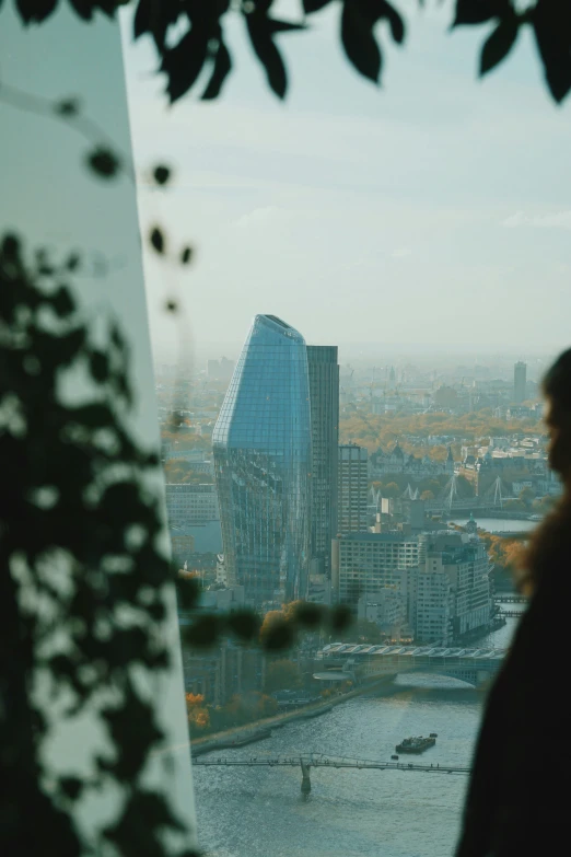 a view from the top of a tall building