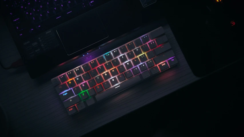 the illuminated keyboard is a good companion to some computers