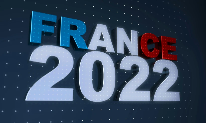 the words france and 2012 in different colors